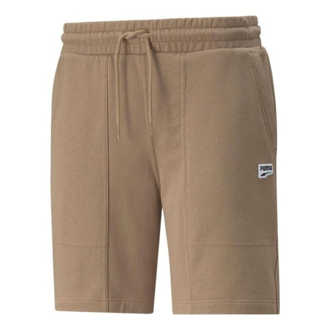 Shorts con logo pequeño «Marrón»