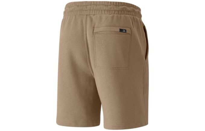 Shorts con logo pequeño «Marrón»