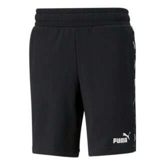 Shorts rectos con logo «Negro»