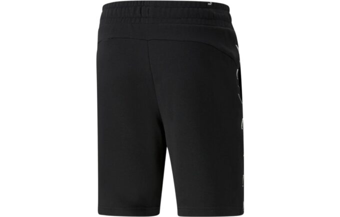 Shorts rectos con logo «Negro»