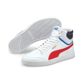 Shuffle Mid «Blanco Alto Riesgo Rojo»