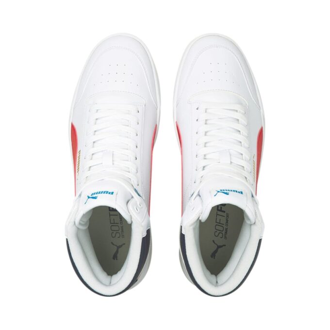 Shuffle Mid «Blanco Alto Riesgo Rojo»