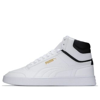 Shuffle Mid «Blanco, negro y dorado»