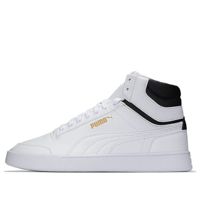 Shuffle Mid «Blanco, negro y dorado»