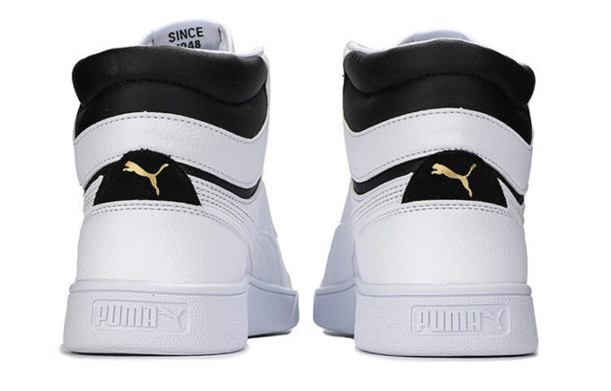 Shuffle Mid «Blanco, negro y dorado»