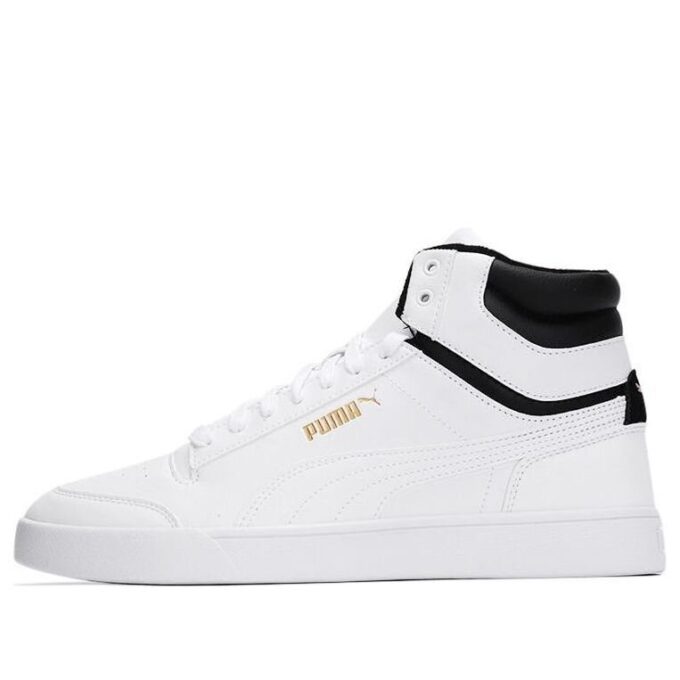 Shuffle Mid WTR «Blanco, Negro, Equipo Dorado»