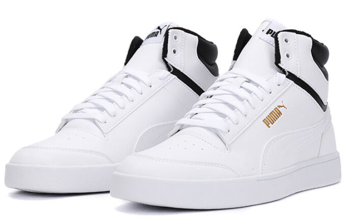 Shuffle Mid WTR «Blanco, Negro, Equipo Dorado»