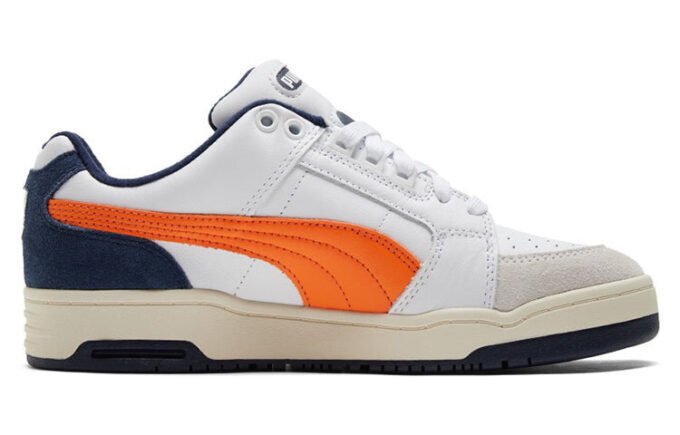 Slipstream Lo Retro «Blanco Naranja Vibrante»