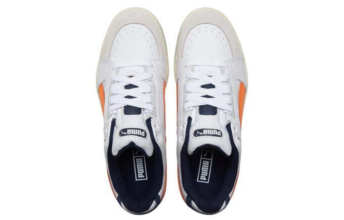 Slipstream Lo Retro «Blanco Naranja Vibrante»
