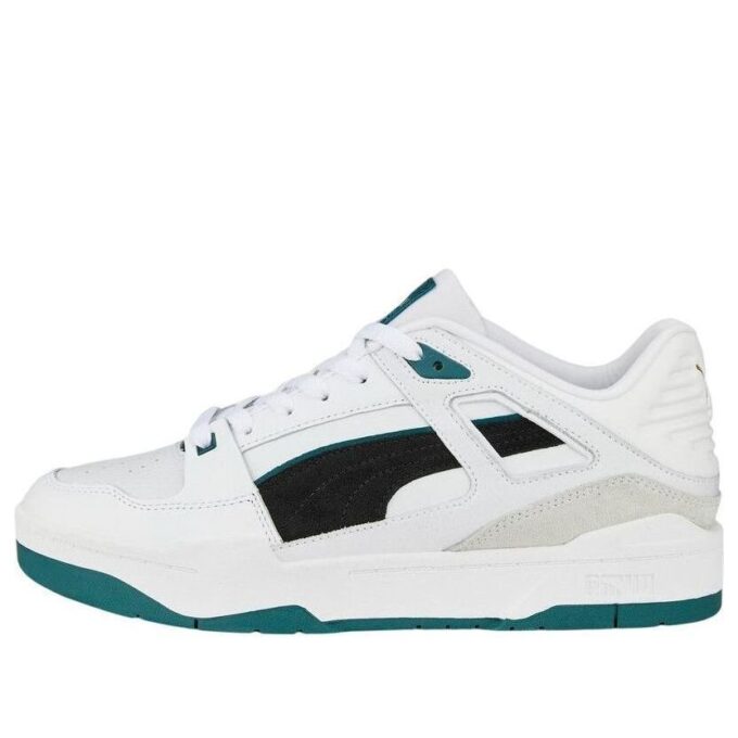 Slipstream Suede FS «Blanco, Negro, Verde»