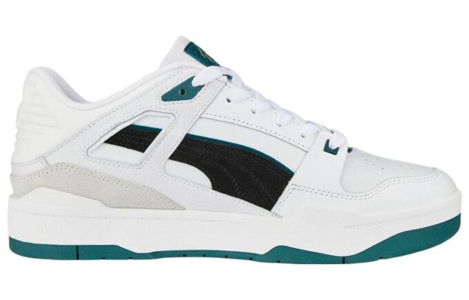 Slipstream Suede FS «Blanco, Negro, Verde»