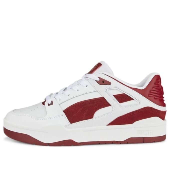 Slipstream Suede FS «Blanco Rojo Intenso»