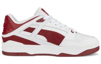 Slipstream Suede FS «Blanco Rojo Intenso»