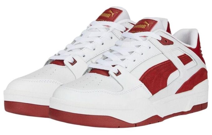 Slipstream Suede FS «Blanco Rojo Intenso»