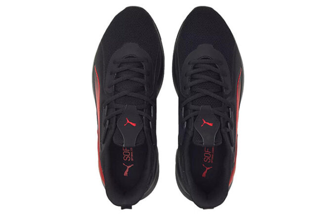 Softride Premier «Ombre – Negro Alto Riesgo Rojo»