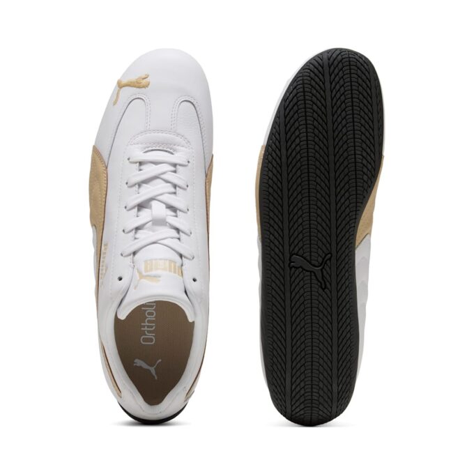 Speedcat Leather «Almendra Tostada Blanca»