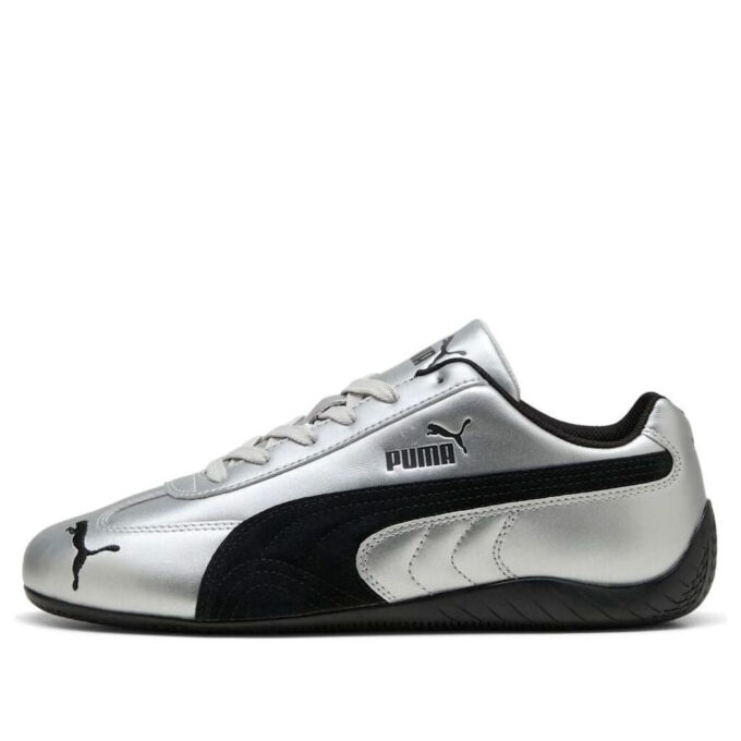 Speedcat Metálico «Plata PUMA Negro»