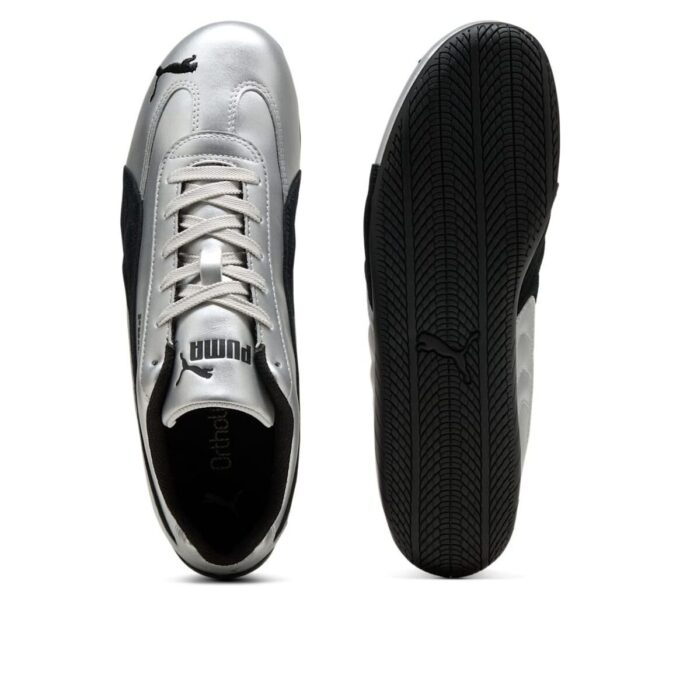 Speedcat Metálico «Plata PUMA Negro»