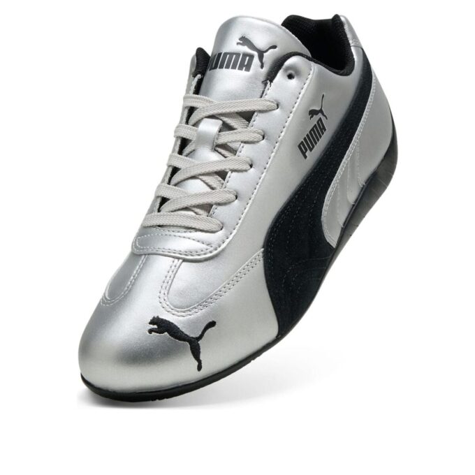 Speedcat Metálico «Plata PUMA Negro»