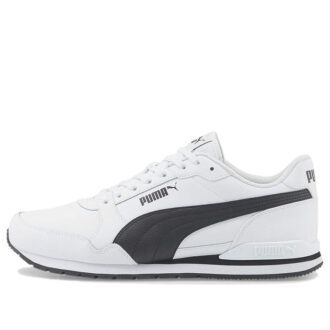 ST Runner v3 Cuero «Blanco Negro»