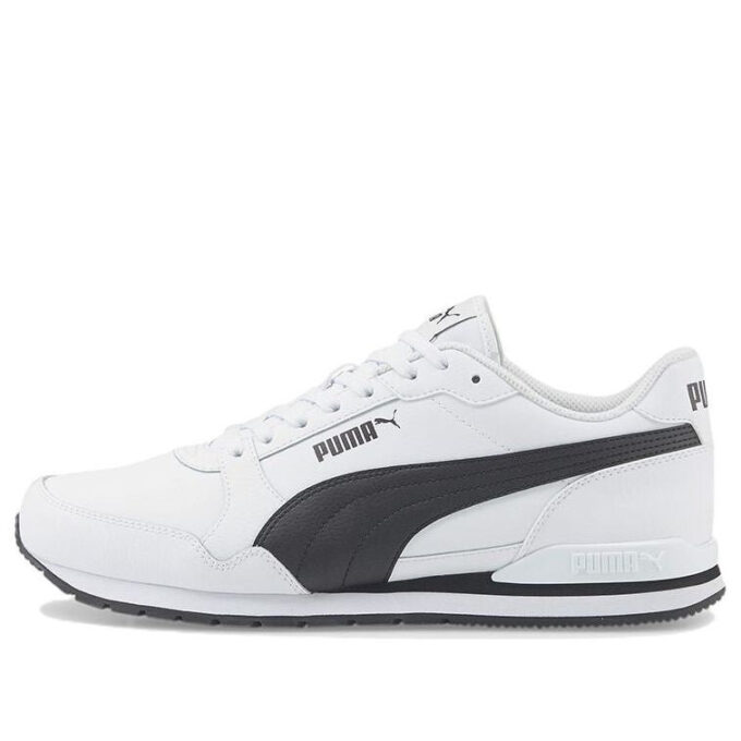 ST Runner v3 Cuero «Blanco Negro»