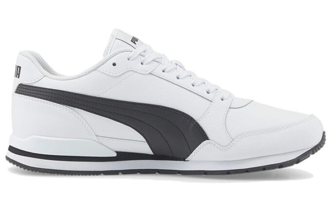 ST Runner v3 Cuero «Blanco Negro»