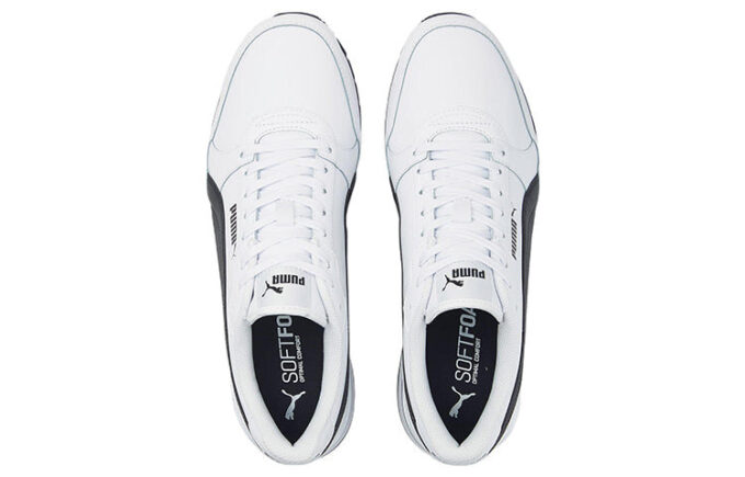 ST Runner v3 Cuero «Blanco Negro»