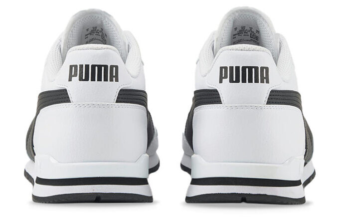 ST Runner v3 Cuero «Blanco Negro»