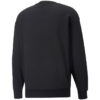 Sudadera clásica de cuello redondo relajada «Negra»