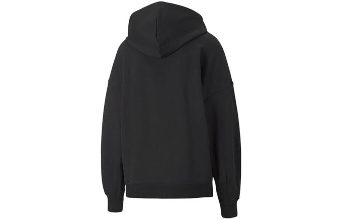 Sudadera clásica extragrande con capucha TR «Negro y blanco» (mujeres)
