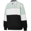 Sudadera con bloques de color AOP (mujeres) «Negro, verde y blanco»