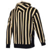 Sudadera con capucha a rayas «Negro Amarillo Blanco»