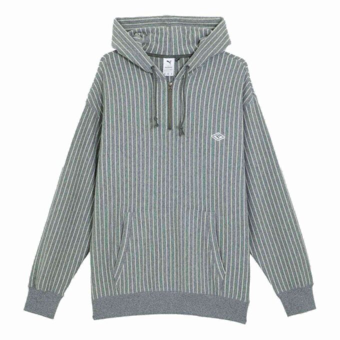 Sudadera con capucha a rayas PUMA x Nanamica «Gris»