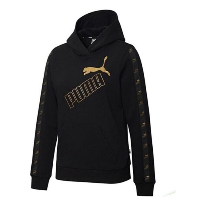 Sudadera con capucha amplificada «Black Gold» (mujeres)