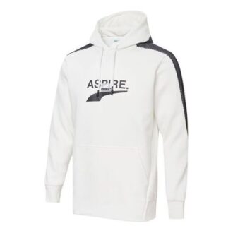 Sudadera con capucha Avenir «Blanca y negra»