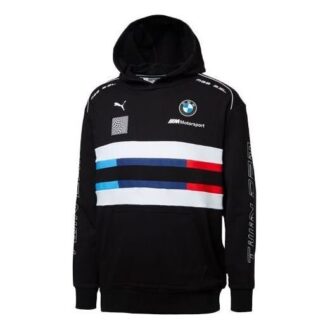 Sudadera con capucha BMW Motorsport Street Midlayer «Negro, Azul, Rojo y Blanco»