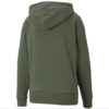 Sudadera con capucha clásica con el logotipo «Verde oliva y blanco» (mujeres)
