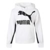 Sudadera con capucha clásica con el logotipo «White Black» (Mujeres)