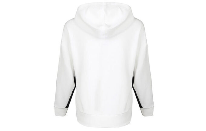 Sudadera con capucha clásica con el logotipo «White Black» (Mujeres)