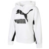 Sudadera con capucha clásica con el logotipo «White Black» (Mujeres)