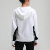 Sudadera con capucha clásica con el logotipo «White Black» (Mujeres)