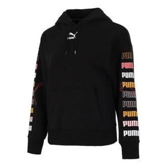 Sudadera con capucha clásica con gráficos (WMNS) «Negra»