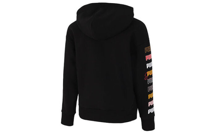 Sudadera con capucha clásica con gráficos (WMNS) «Negra»