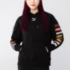 Sudadera con capucha clásica con gráficos (WMNS) «Negra»
