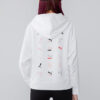Sudadera con capucha clásica con logotipos (WMNS) «Blanca»