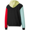 Sudadera con capucha combinada «Negro Amarillo Rojo Azul»