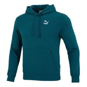 Sudadera con capucha de entrenamiento Classics con logo pequeño «Verde»