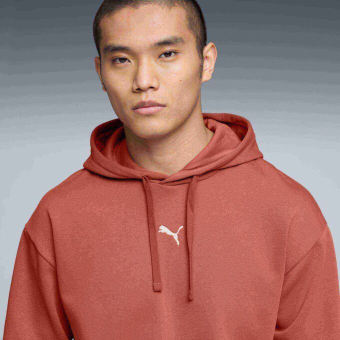 Sudadera con capucha de forro polar Essentials Relaxed para hombre Sudadera con capucha de forro polar Essentials Relaxed para hombre
