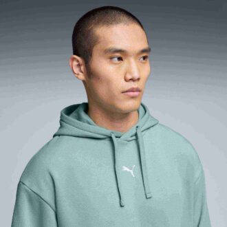 Sudadera con capucha de forro polar Essentials Relaxed para hombre