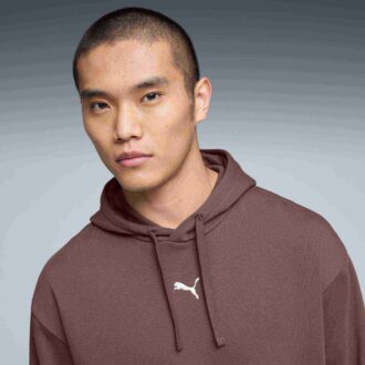 Sudadera con capucha de forro polar Essentials Relaxed para hombre